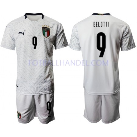 Barn Fotballdrakter Italia Andrea Belotti 9 Borte Euro 2020 Kortermet